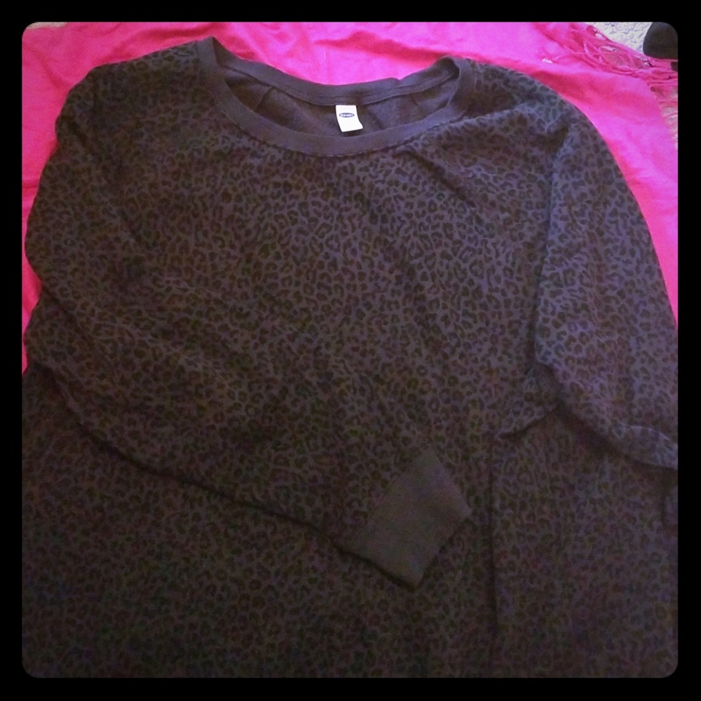 Animal print sweatshirt Old Navy